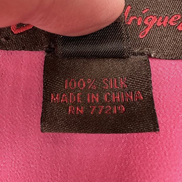 Eddie Rodriguez | Size 6 | Frilly Floral 100% Silk Crepe Layered Flutter Skirt - Picture 3 of 8